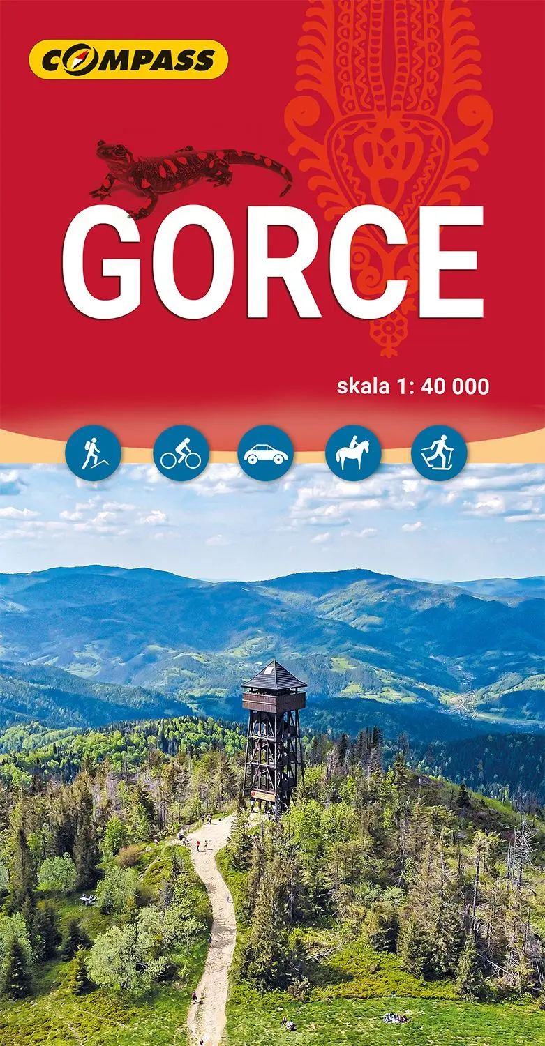 Gorce. Mapa turystyczna w skali 1: 40 000 - Książki