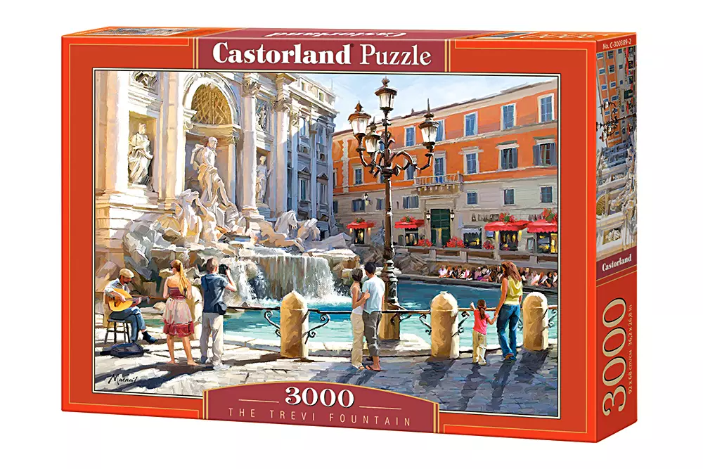 Puzzle 3000 elementów. The Trevi Fountain - Puzzle
