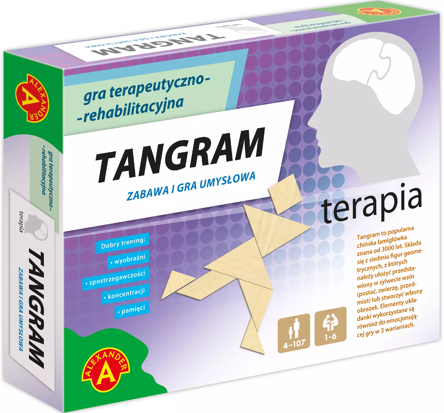 Gra terapeutyczno-rehabilitacyjna. Terapia. Tangram - Gry