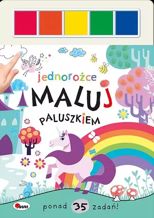 Jednorożce. Maluj paluszkiem - Książki