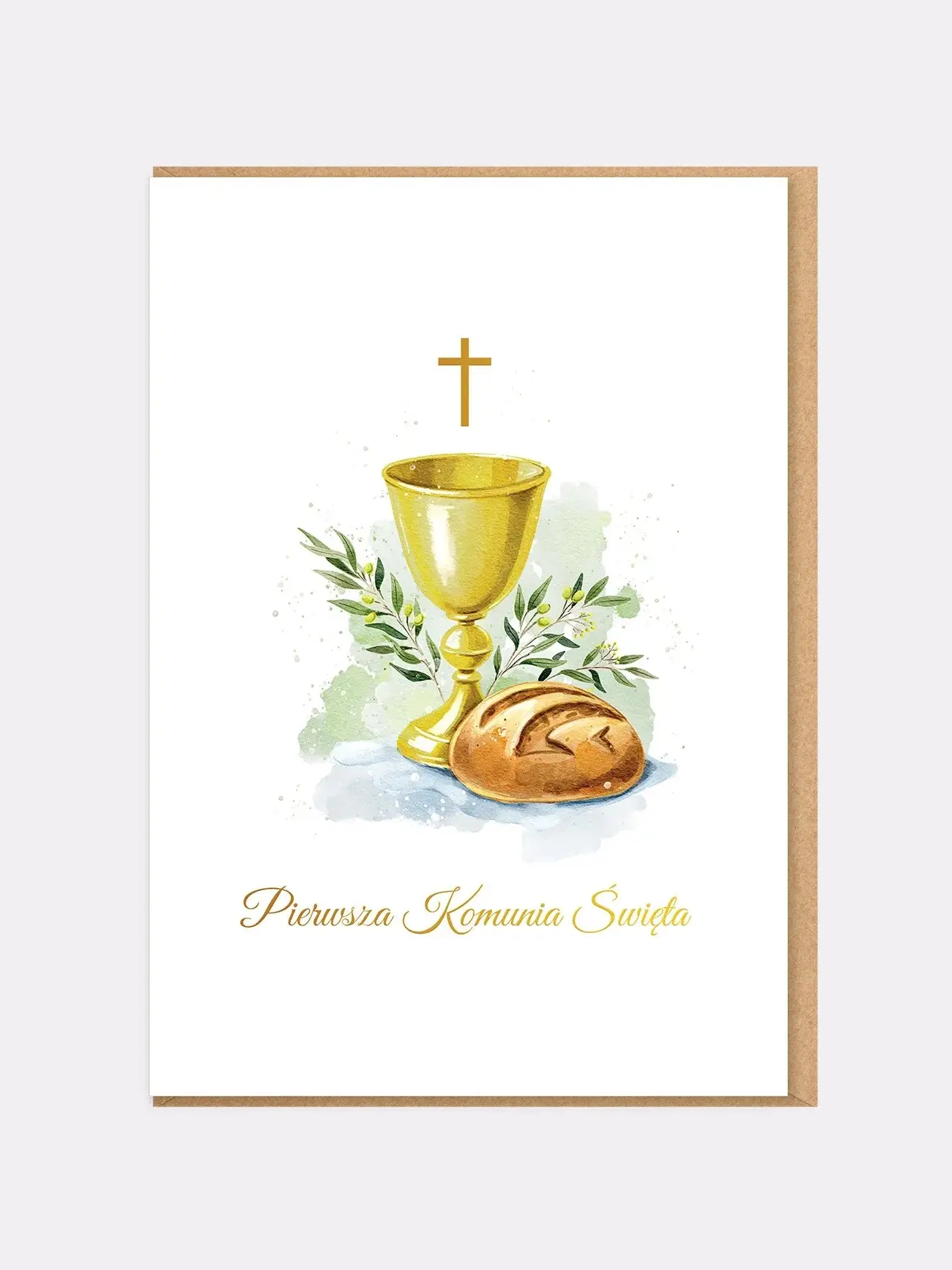 Kartka Komunia 12 x 17 cm - Papiernicze i szkolne