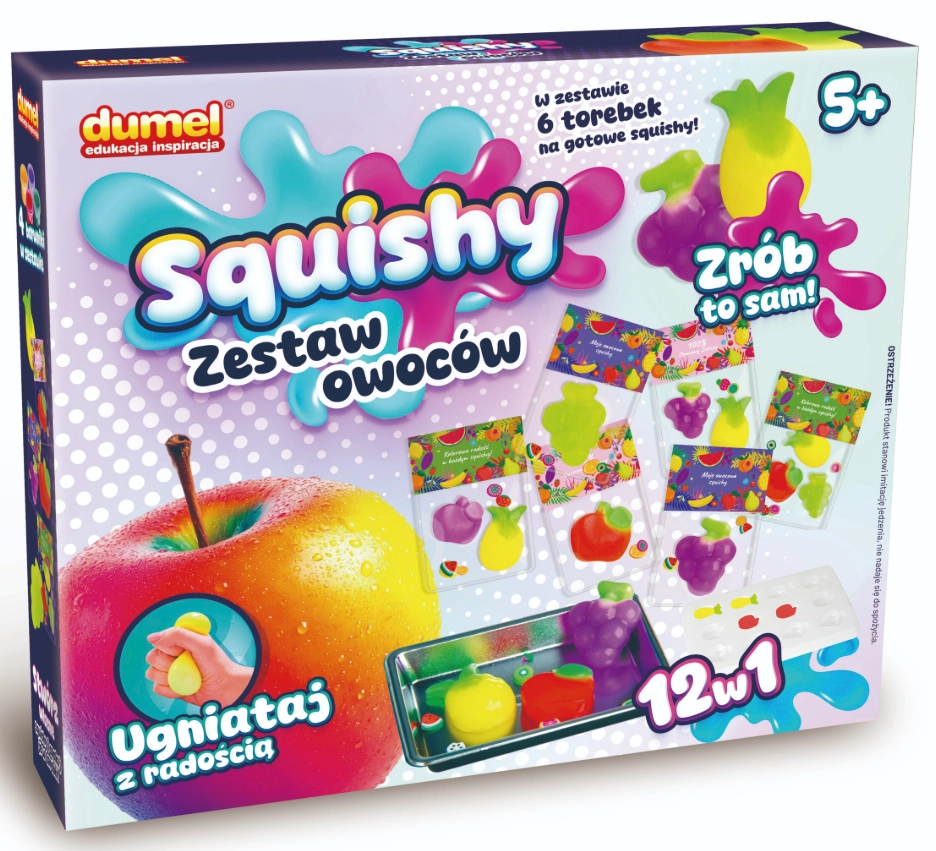 Squishy. Zestaw owoców - Zabawki