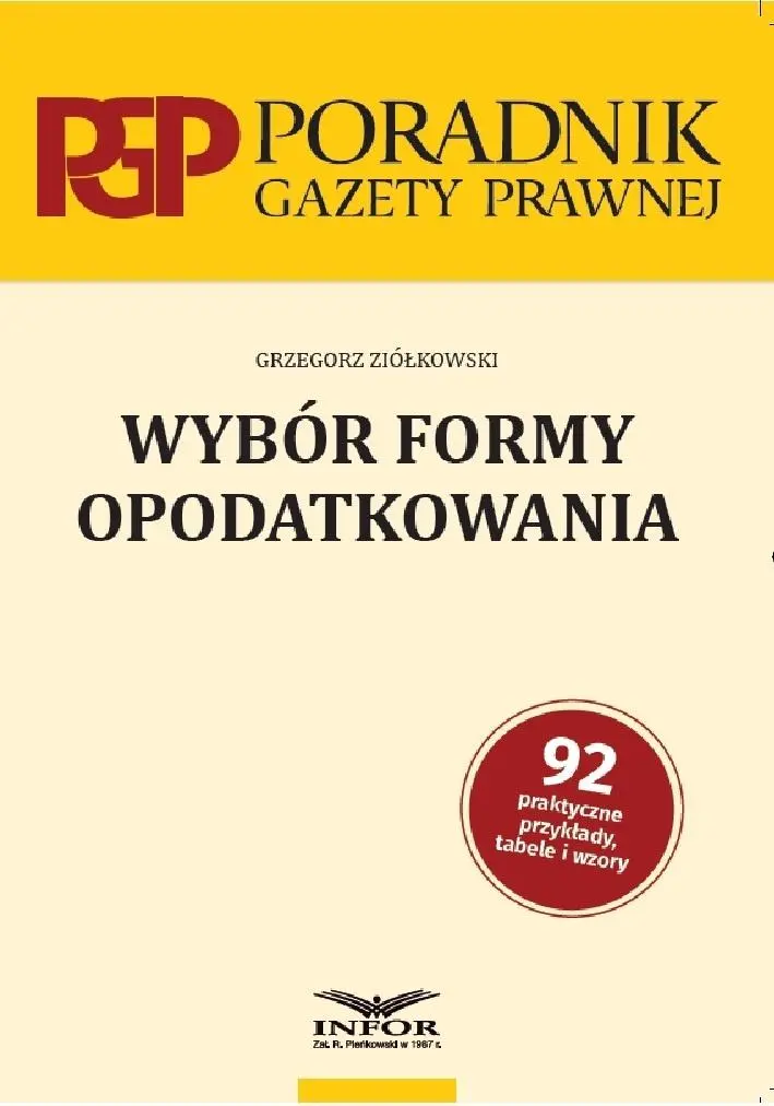 Wybór formy opodatkowania - Książki