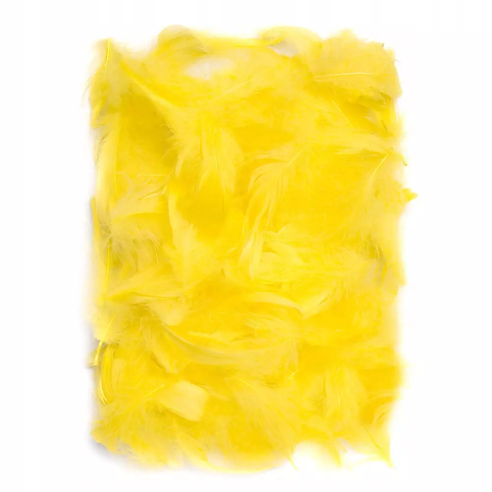 Piórka żółte 5-12cm 10g - Papiernicze i szkolne