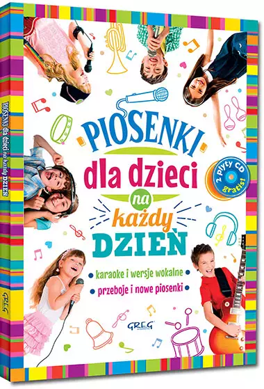 Piosenki dla dzieci na każdy dzień + 2 CD - Książki