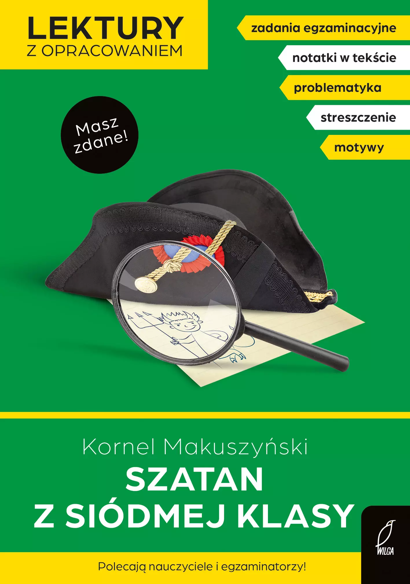 Szatan z siódmej klasy. Lektury z opracowaniem - Książki