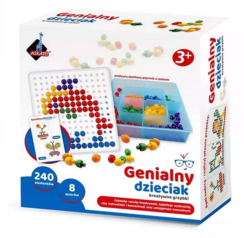 Mozaika kreatywne grzybki - Zabawki