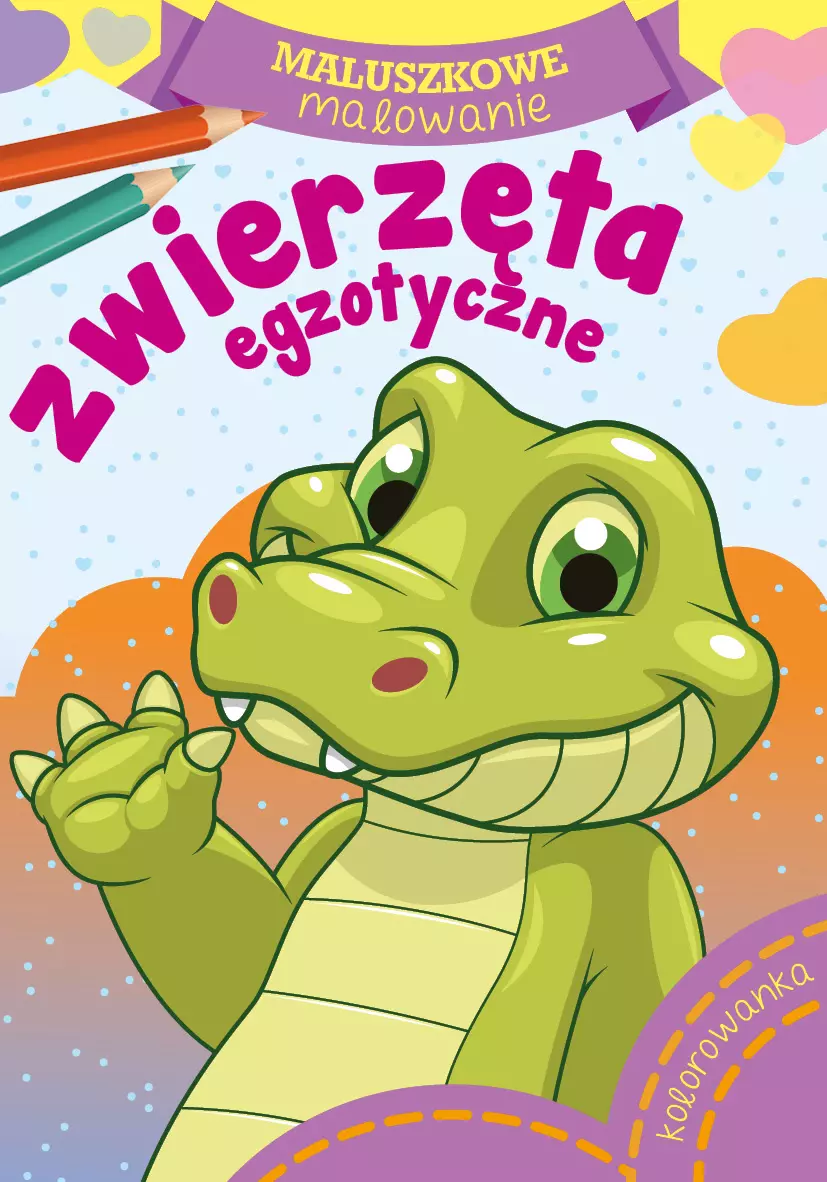 Maluszkowe malowanie. Zwierzęta egzotyczne - Książki