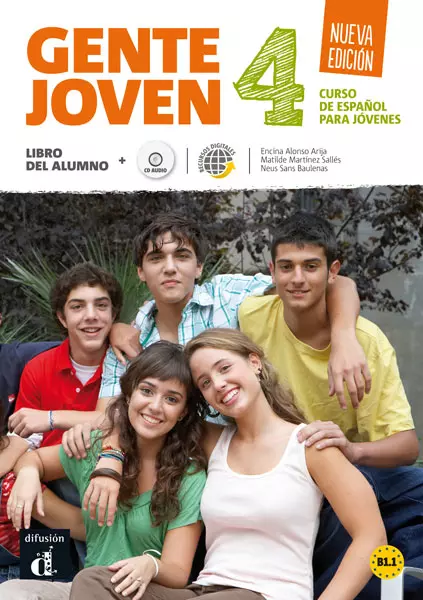 Gente Joven Nueva Ed 4. Podręcznik - Książki
