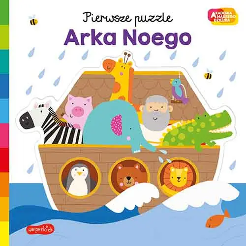 Arka Noego. Akademia Mądrego Dziecka. Pierwsze puzzle - Książki