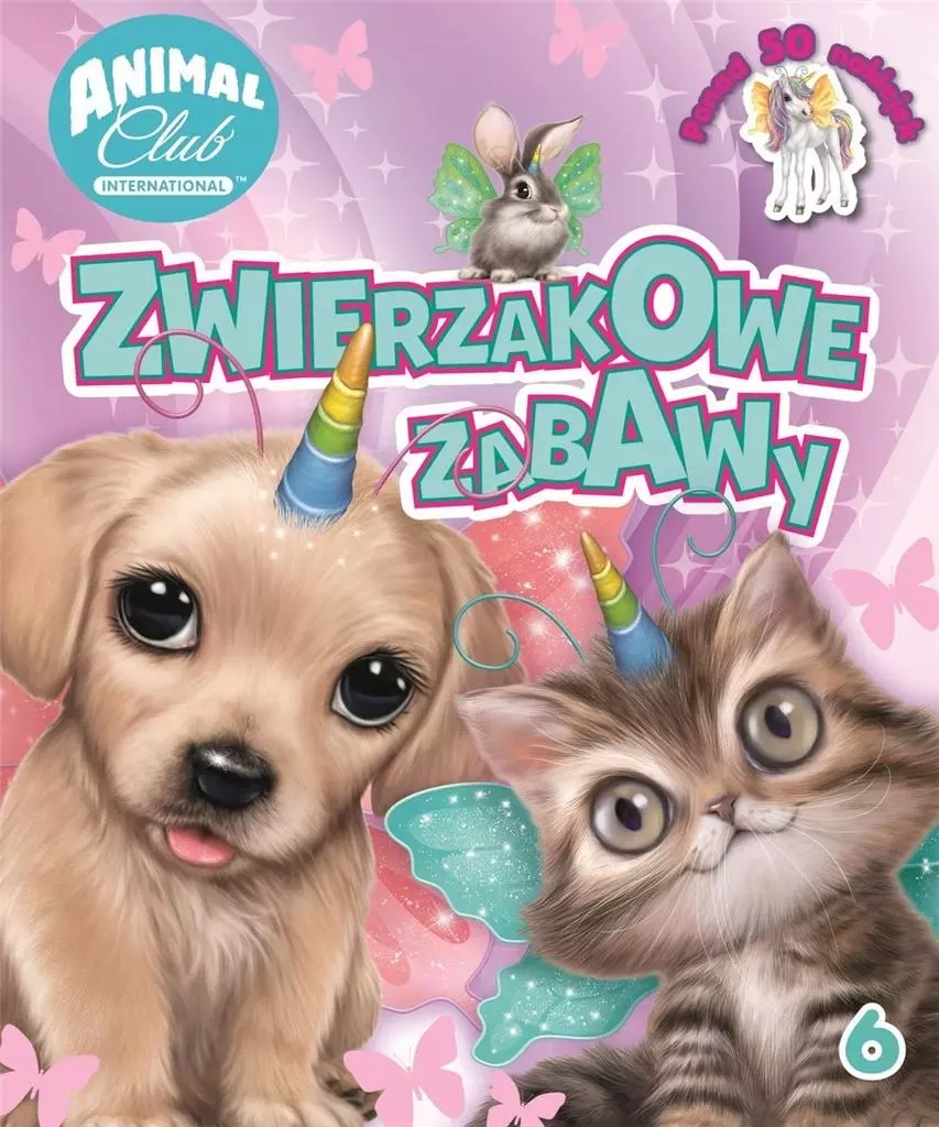 Animal Club. Tom 6. Zwierzakowe zabawy - Książki