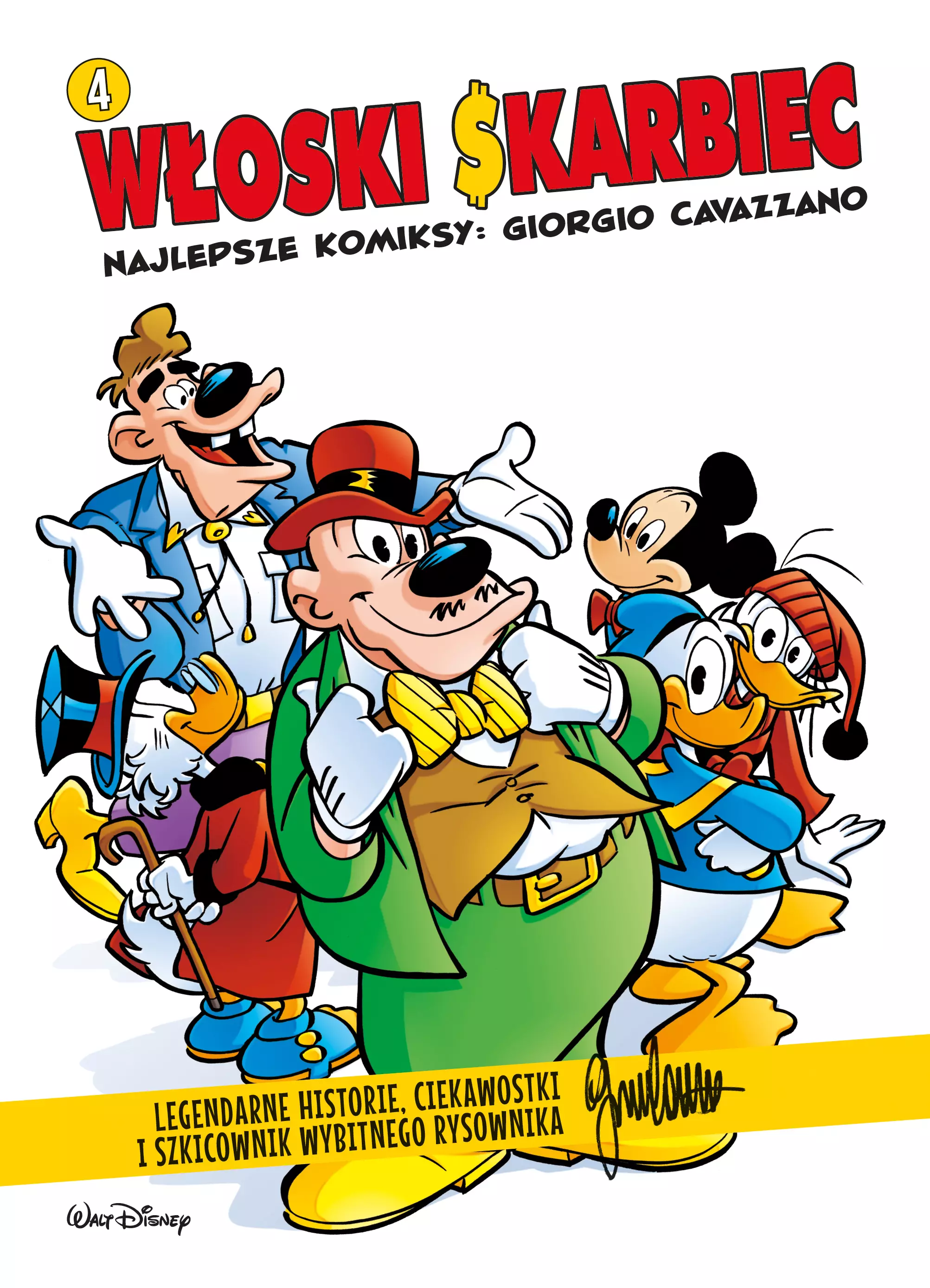 Włoski Skarbiec. Najlepsze komiksy: Giorgio Cavazzano. Tom 4 - Książki
