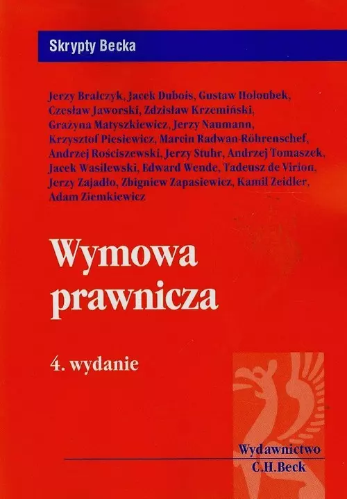 Wymowa prawnicza WYD.4/2014 - Książki