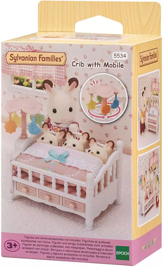 Sylvanian Families. Łóżeczko z karuzelką - Zabawki