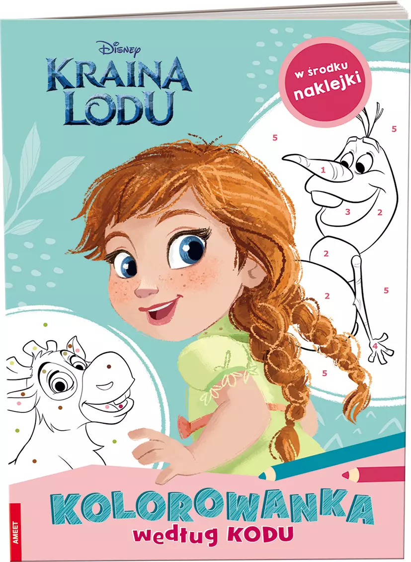 Kraina lodu. Kolorowanka według kodu KKO-9102 - Książki
