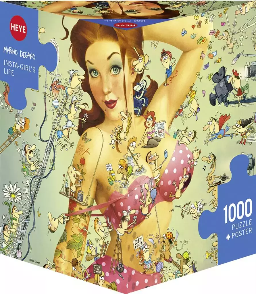 Puzzle 1000 Życie na Instagramie, Degano - Puzzle