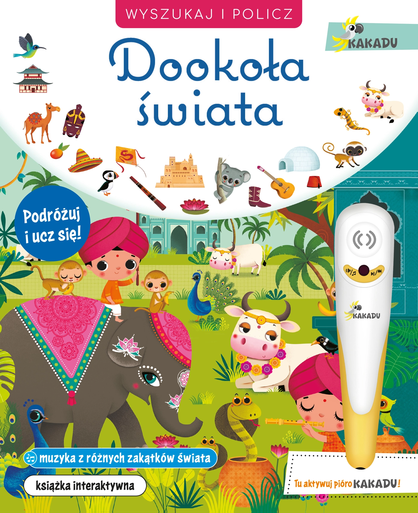Dookoła świata. Wyszukaj i policz - Książki