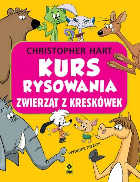 Kurs rysowania zwierząt z kreskówek wyd. 2026 - Książki