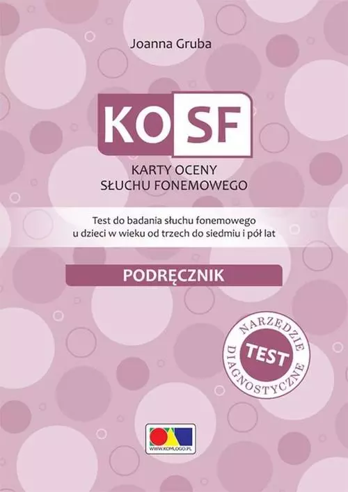 KOSF - Karty oceny słuchu fonemowego - Książki