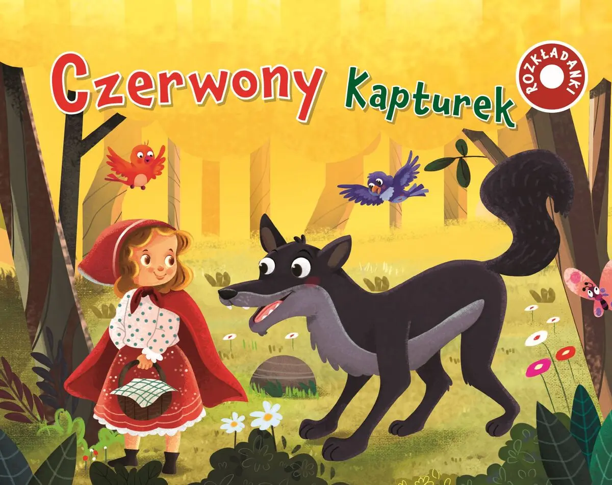 Czerwony Kapturek. Rozkładanki - Książki