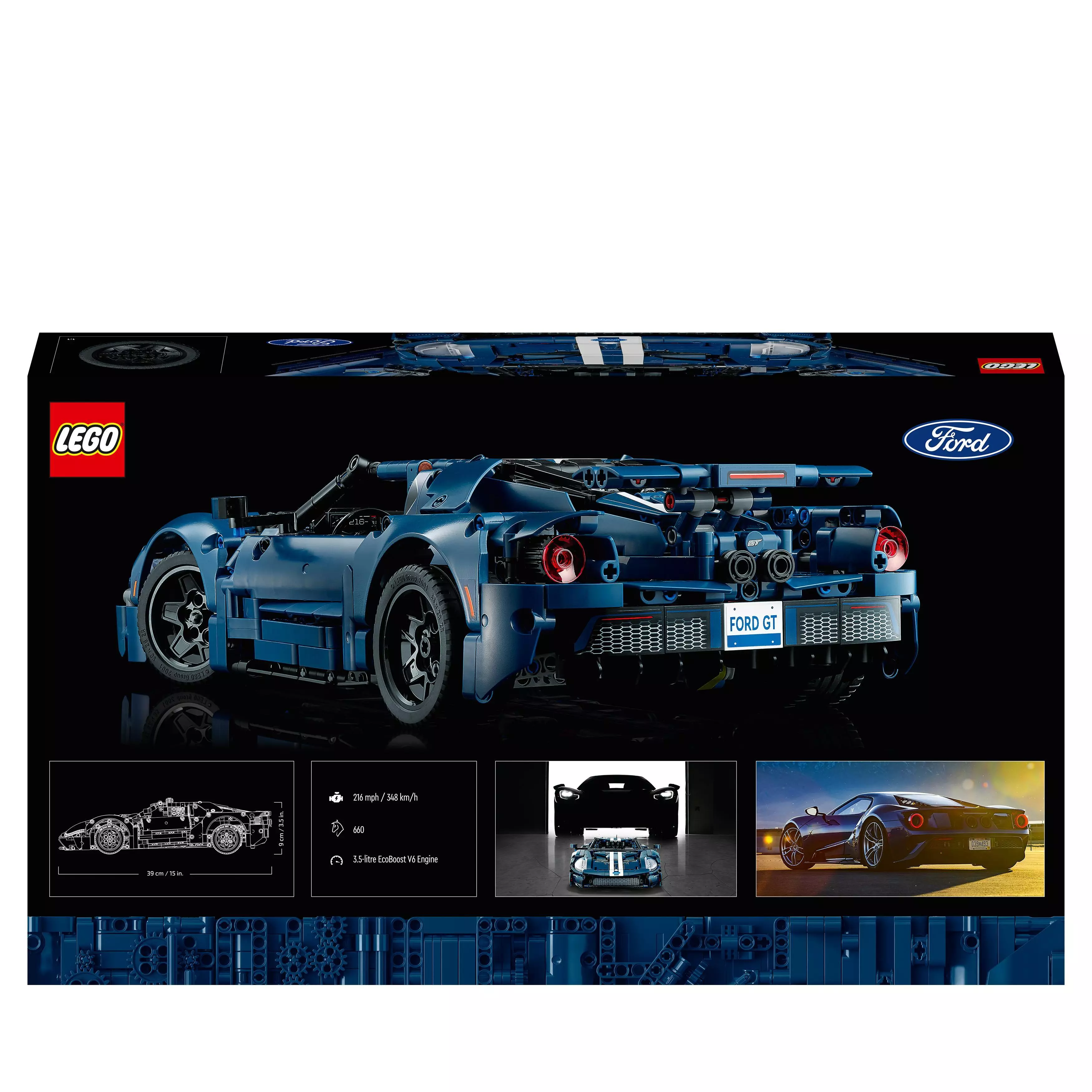 LEGO Technic Ford GT, wersja z 2022 roku 42154 - Zabawki
