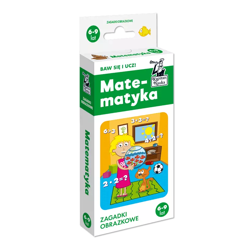 Matematyka. Zagadki obrazkowe 6-9 lat - Książki