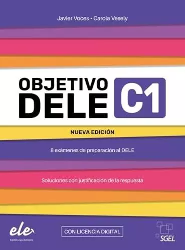 Objetivo DELE C1 Nueva Edicion 2024 + online - Książki