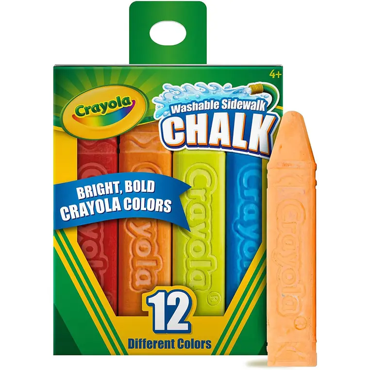 Crayola Kreda chodnikowa dla dzieci kolorowa 16 szt. - Papiernicze i szkolne
