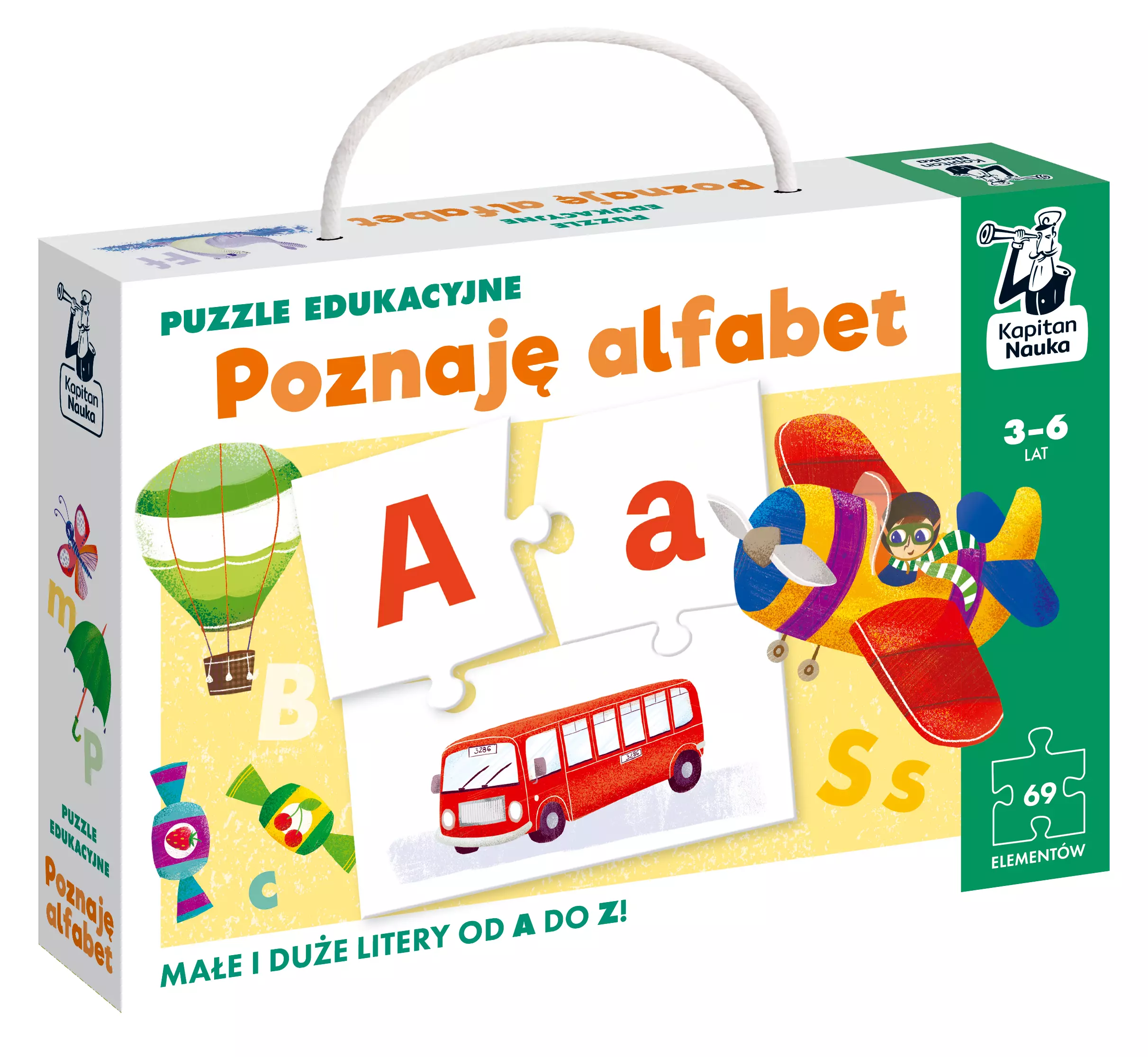 Puzzle edukacyjne. Poznaję alfabet 3-6 lat - Gry