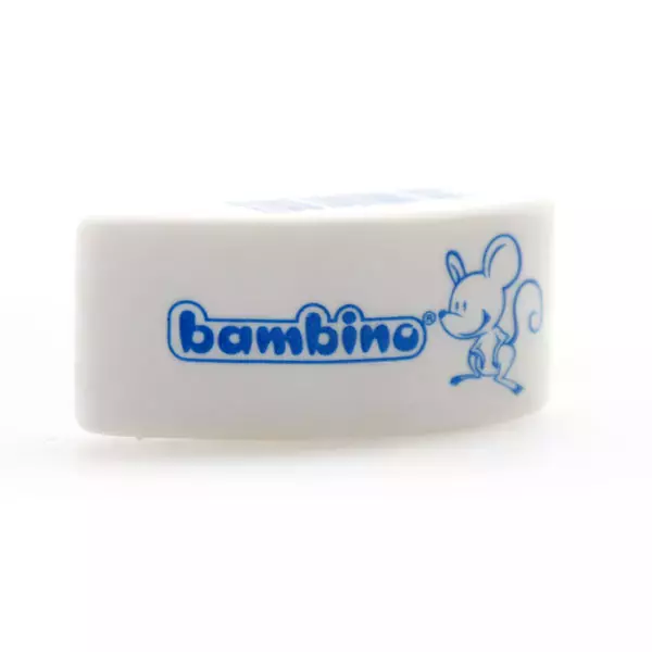 Gumka do mazania, biała myszka Bambino - Papiernicze i szkolne