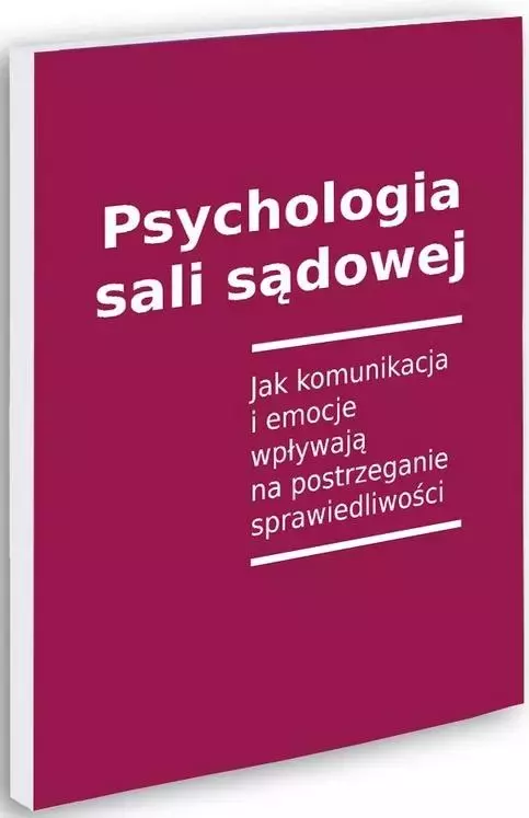 Psychologia sali sądowej - Książki