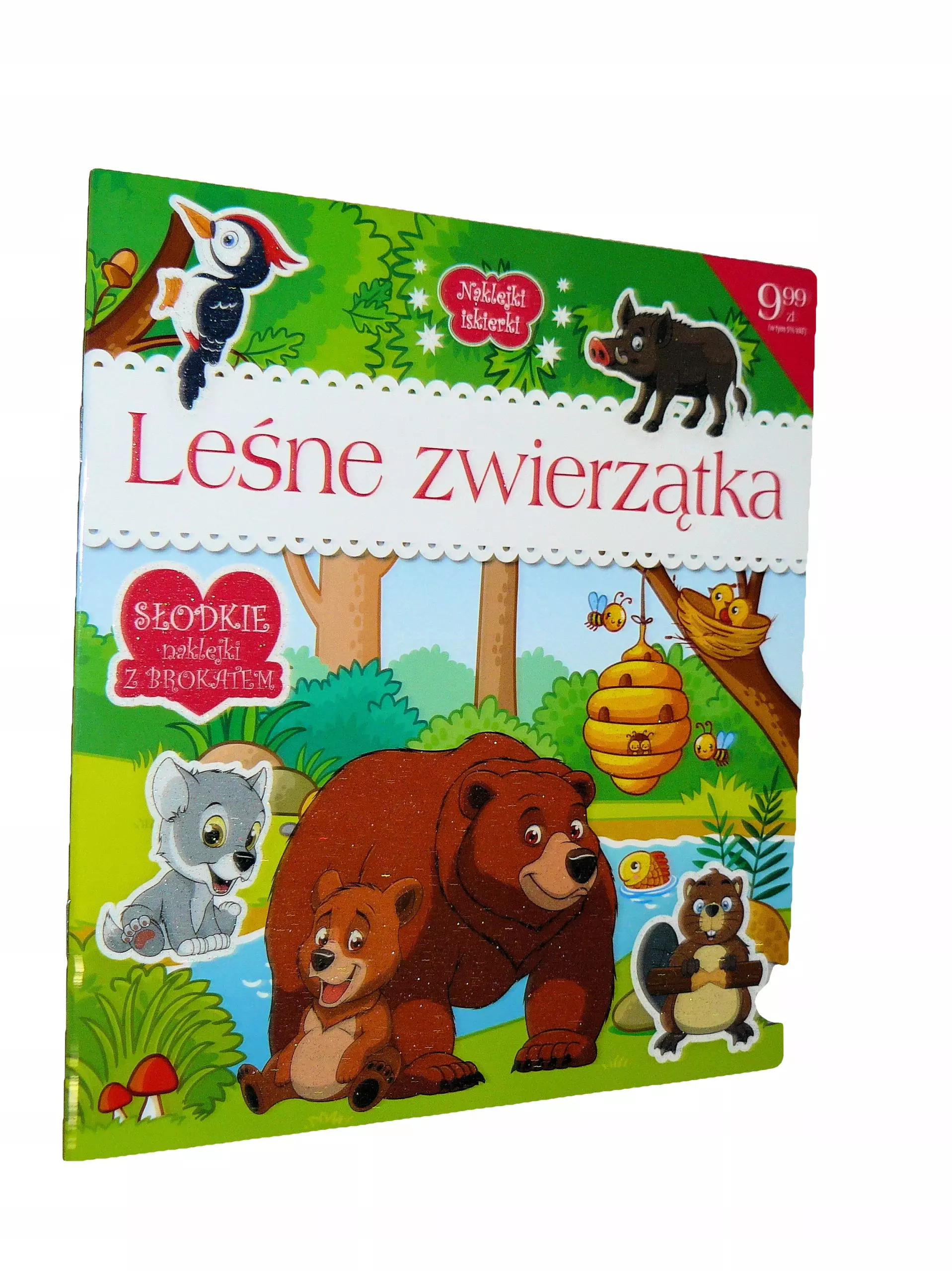 Leśne zwierzątka. Naklejki Iskierki - Książki