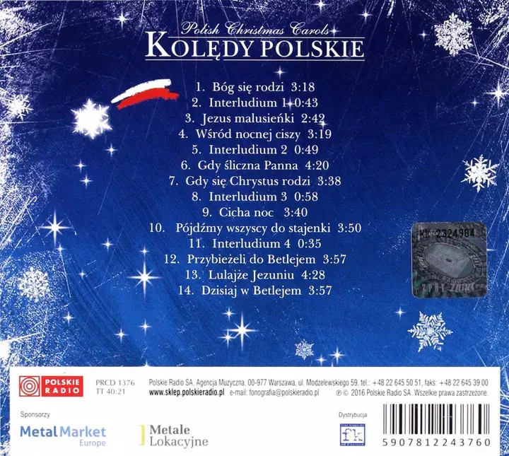 Kolędy Polskie, CD - Muzyka