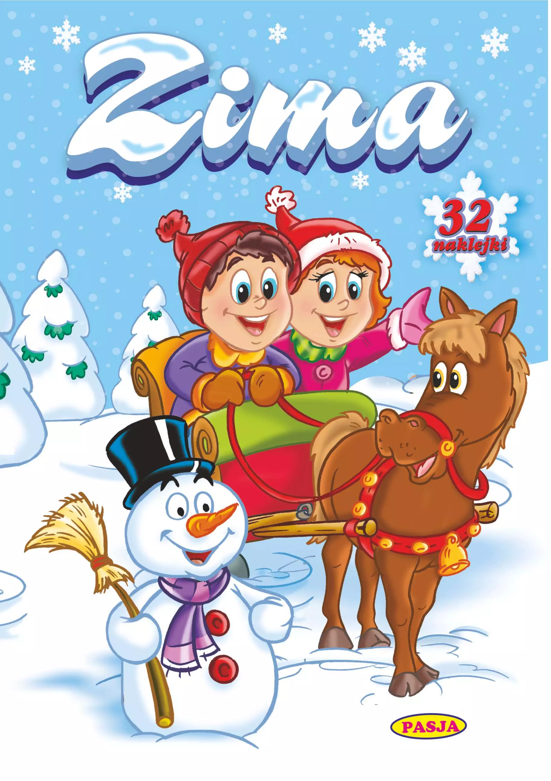 Zima. Kolorowanka - Książki