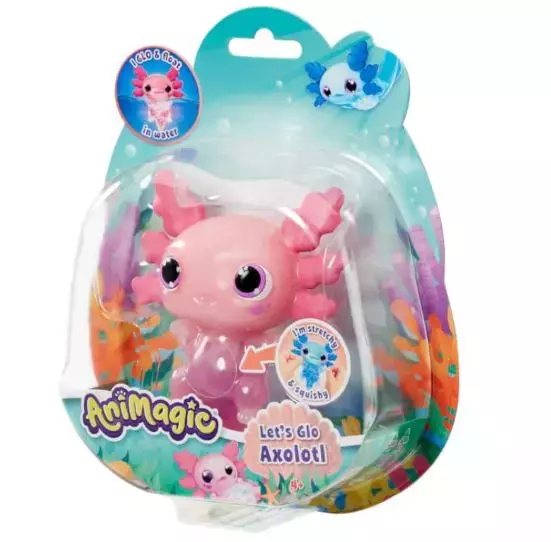 ANIMAGIC Zabawka interaktywna Axolotl, różowy - Zabawki