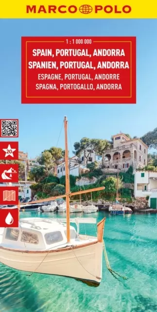 Spain & Portugal Marco Polo Map - Książki