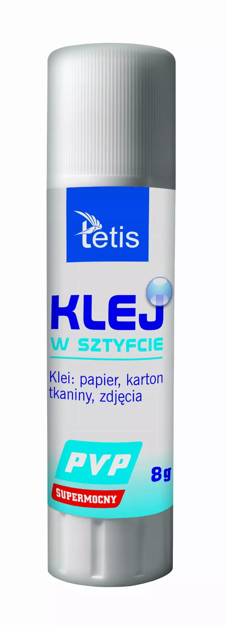 Klej w sztyfcie, bezbarwny, 8 g - Papiernicze i szkolne