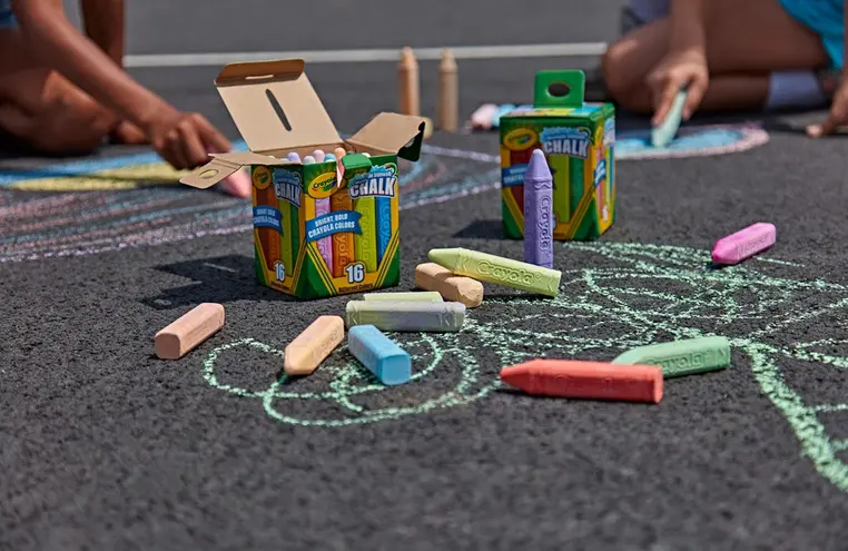 Crayola Kreda chodnikowa dla dzieci kolorowa 16 szt. - Papiernicze i szkolne