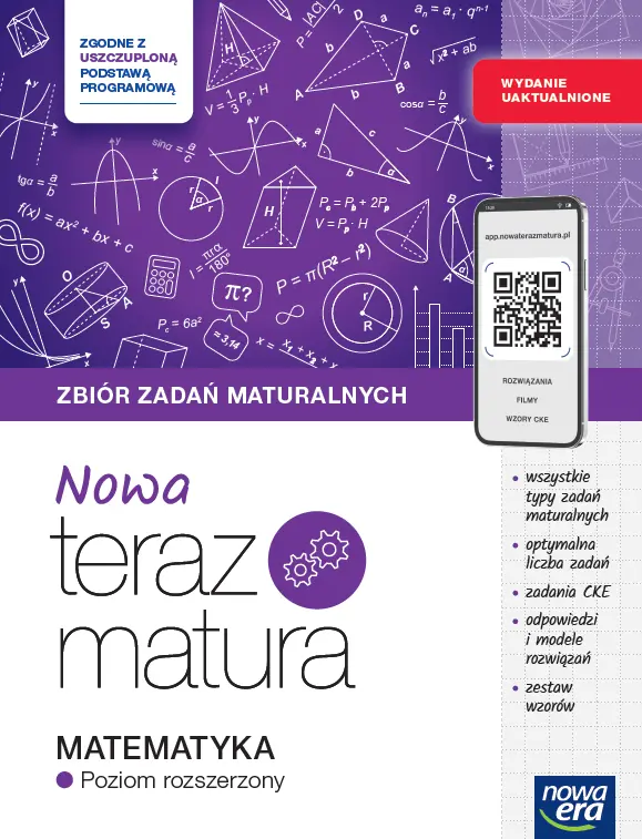 Nowa Teraz matura 2026. Matematyka. Zbiór zadań. Zakres rozszerzony. 2025/2026 - Książki