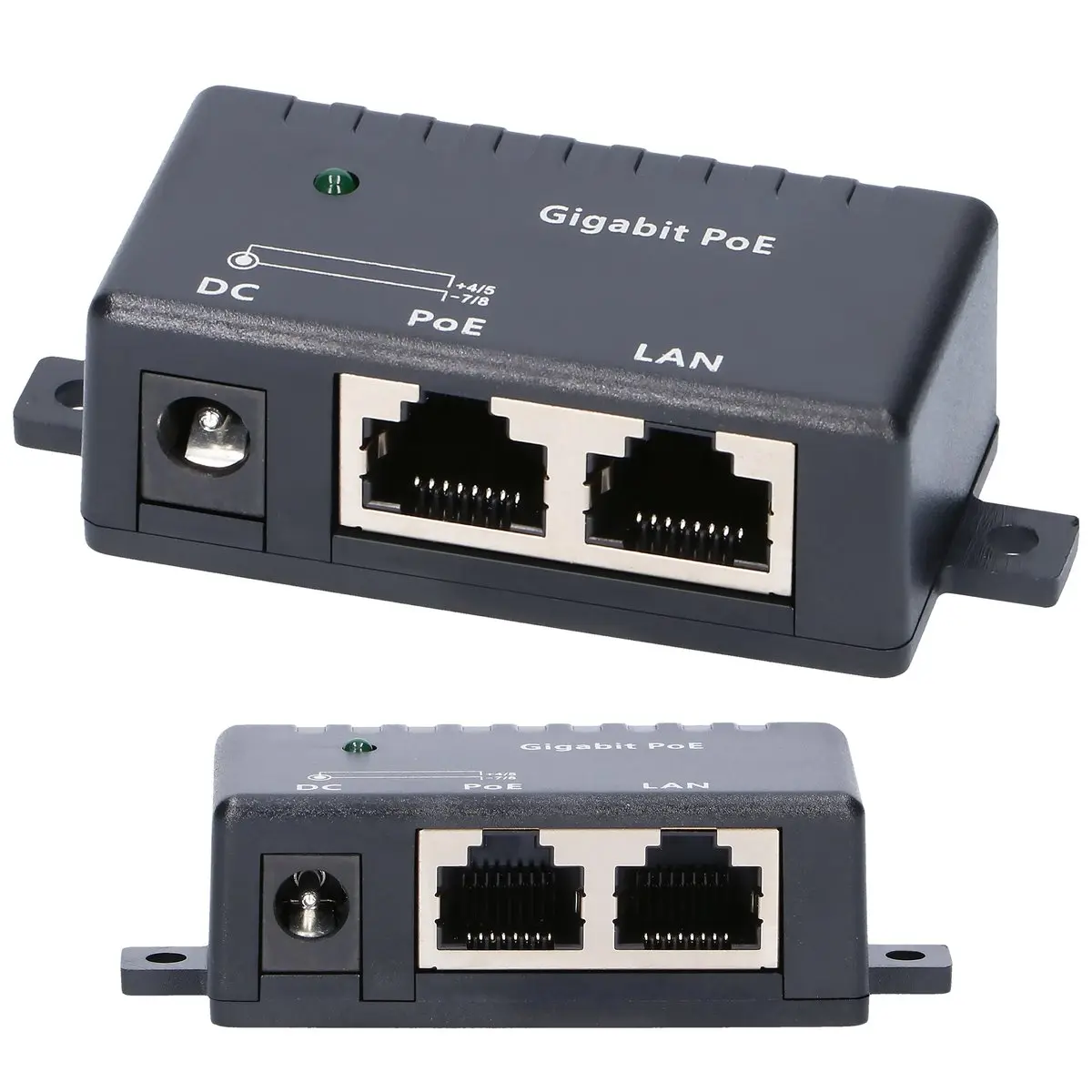 Extralink 1 Portowy | Gigabit PoE Injector | 1x 1000Mb/s RJ45, Kostka - Elektronika