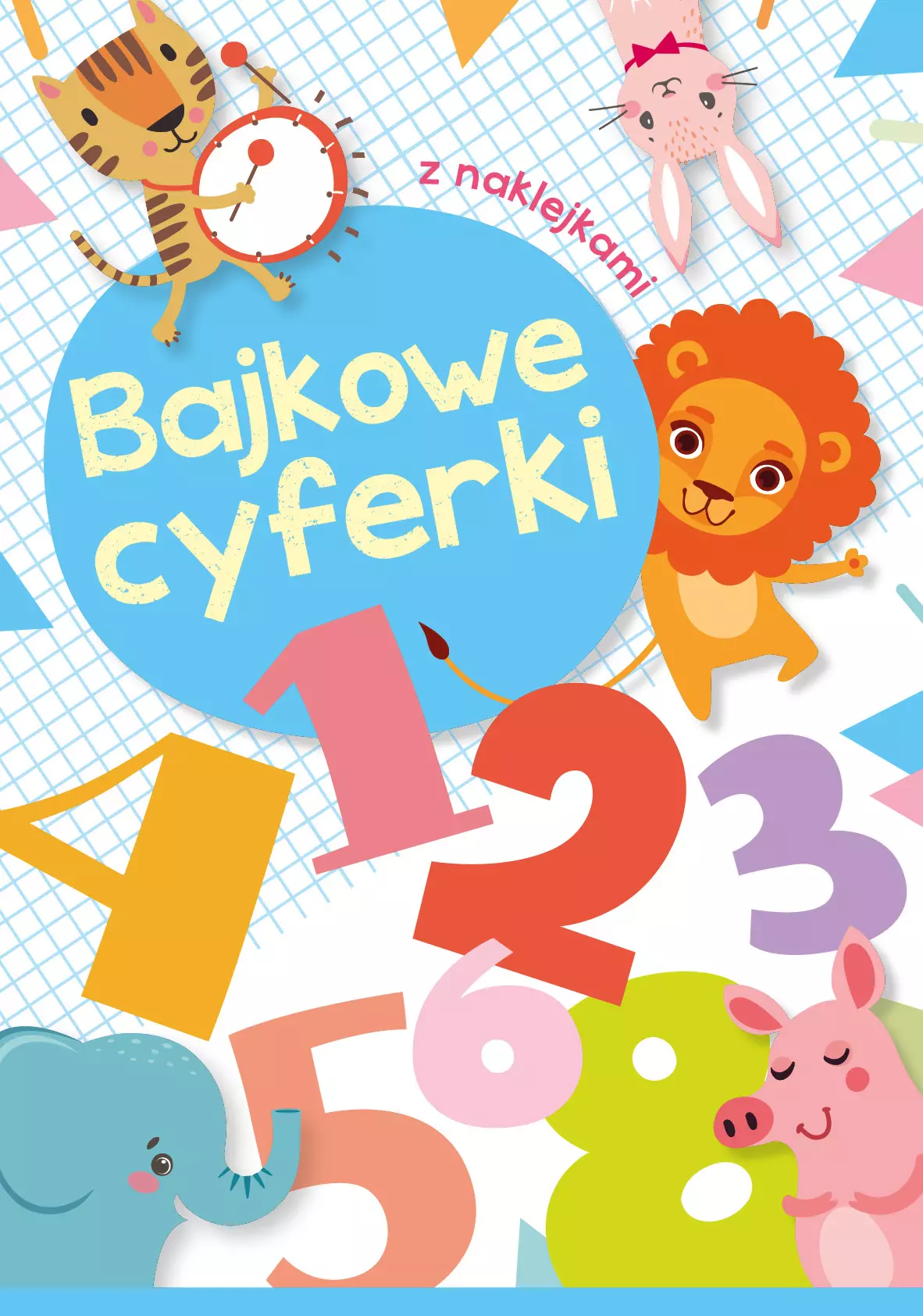 Bajkowe cyferki z naklejkami - Książki