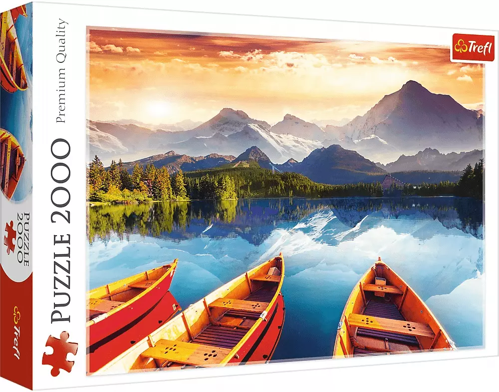 Puzzle 2000 elementów. Kryształowe jezioro - Puzzle