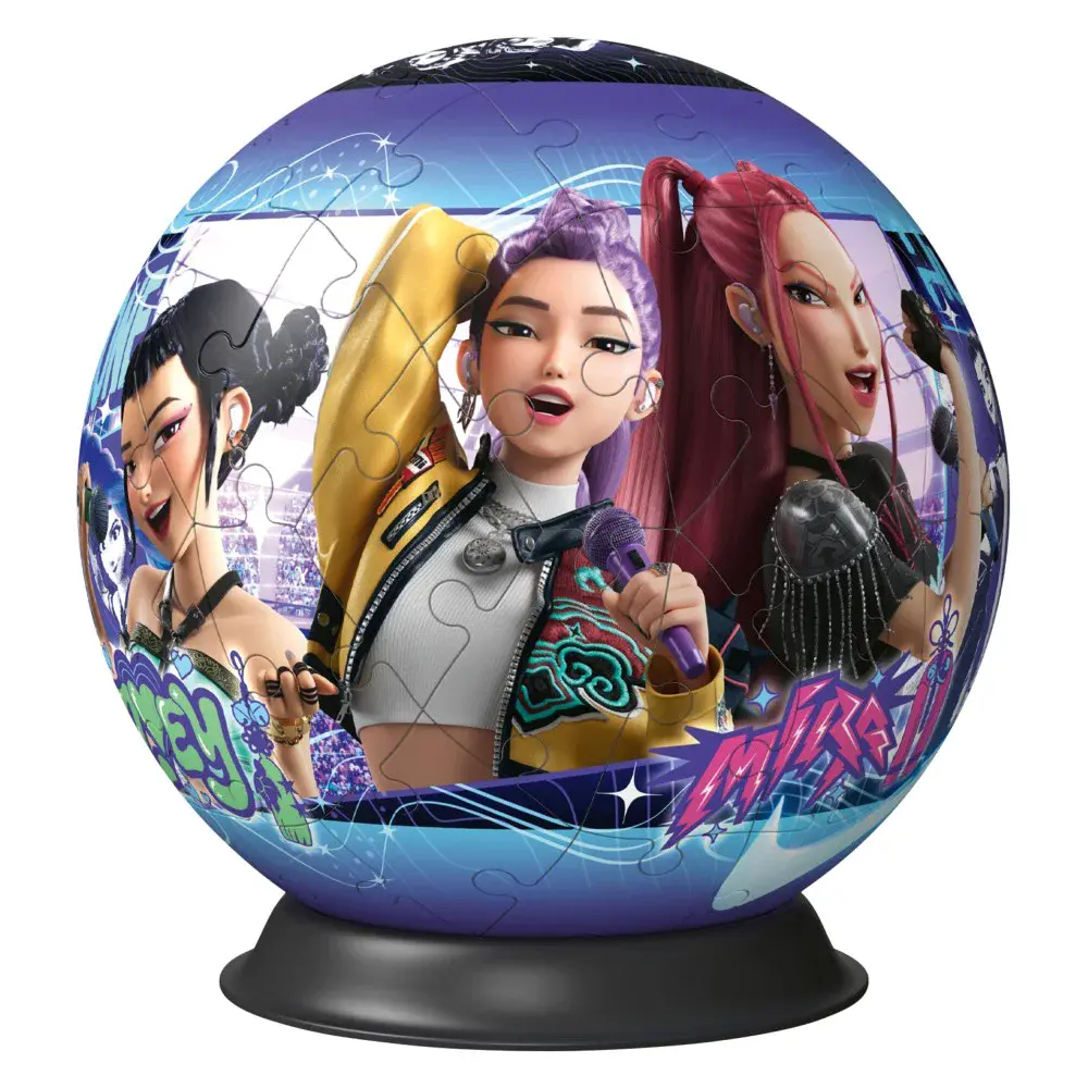 Puzzle 3D 72 elementy. Kula K-Pop Demon Hunters - Puzzle