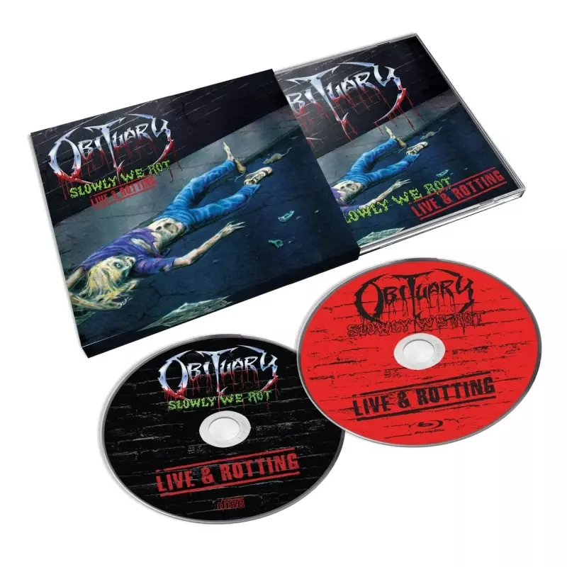 Slowly We Rot Live And Rotting CDBLURAY, CD  +  Blu-ray - Muzyka