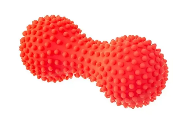 Wałek do masażu i rehabilitacji,15.5 cm, czerwony - Zabawki