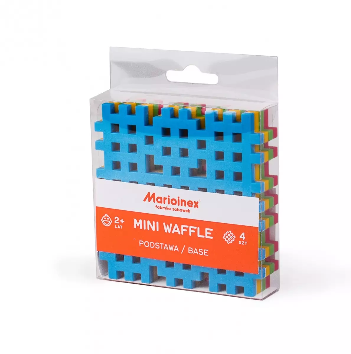 Klocki konstrukcyjne Mini Waffle, mini podstawa, mix kolorów - Zabawki