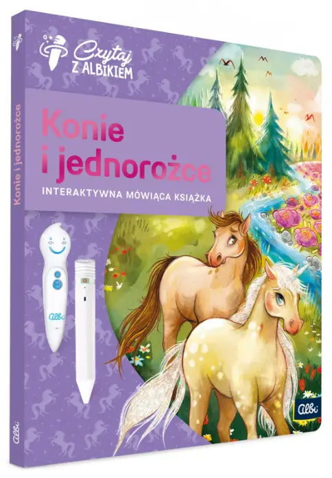 Czytaj z Albikiem. Konie i jednorożce 3+ - Książki