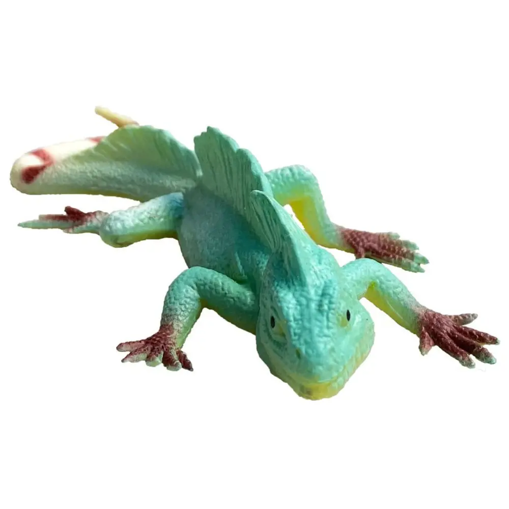 Jaszczurka Agama Żaglowa Gumowa Figurka Rozciągliwa Realistyczna 16 cm - Zabawki