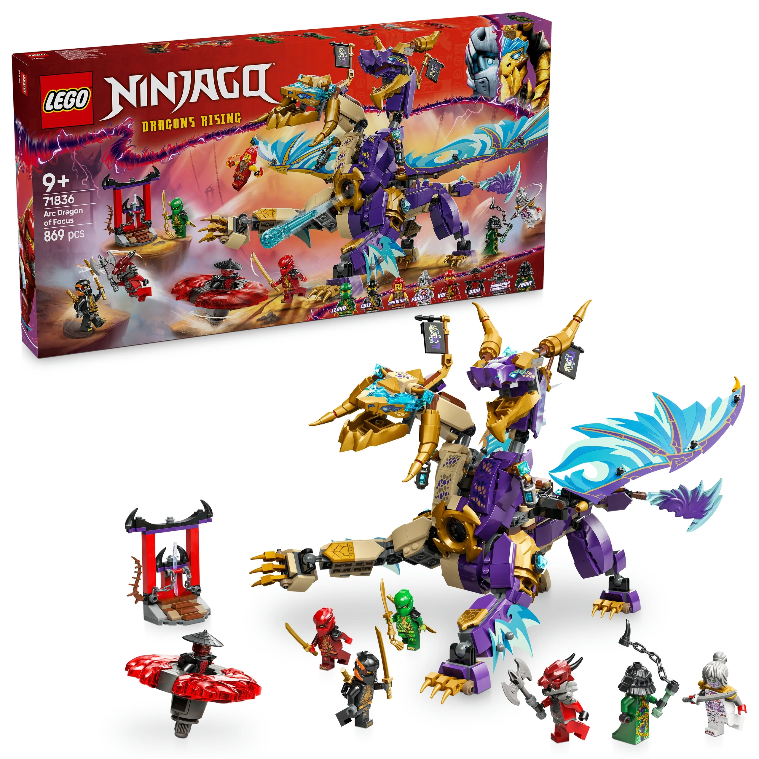 LEGO Ninjago Arcysmok skupienia 71836 - Zabawki
