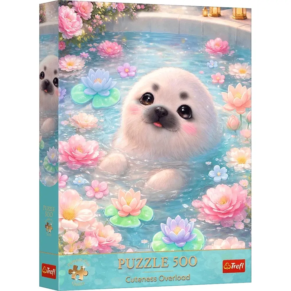 Trefl Puzzle Premium Plus Quality, Cuteness Overload 500 el. Słodka foka - Puzzle